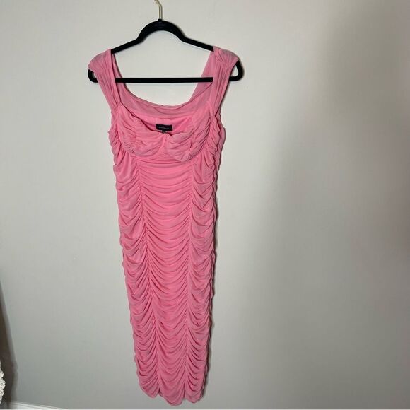 Majorelle Revolve Tabitha Midi Dress in Bubblegum Pink NWOT XL - Picture 7 of 10